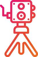 Old camera Vector Icon Design Illustration