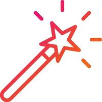 Magic Wand Vector Icon Design Illustration