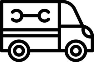 Plumber Truck Vector Icon Design Illustration