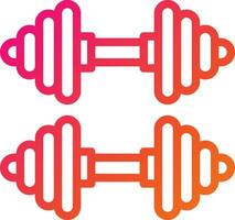 Barbell Vector Icon Design Illustration