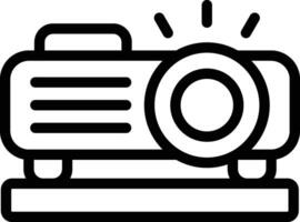 Projector Vector Icon Design Illustration