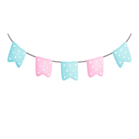 Party bunting flag for celebration png