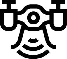 Drone Vector Icon Design Illustration
