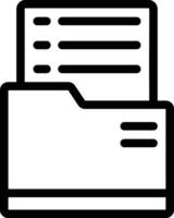 Dossier Vector Icon Design Illustration
