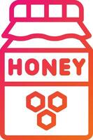 Honey Jar Vector Icon Design Illustration