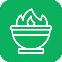 Cauldron Vector Icon Design Illustration