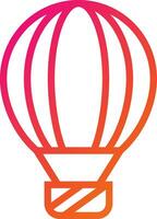 Hot air balloon Vector Icon Design Illustration