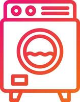 Washing Machine Vector Icon Design Illustration