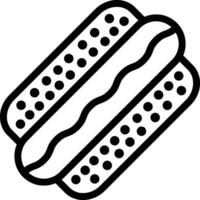 Hot Dog Vector Icon Design Illustration