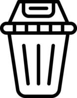 Trash Vector Icon Design Illustration