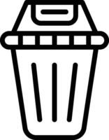 Trash Vector Icon Design Illustration