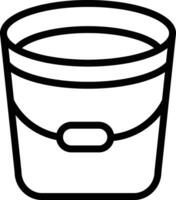 Bucket Vector Icon Design Illustration