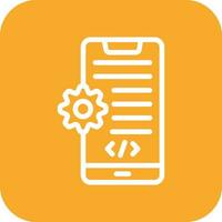 App Development Vector Icon Design Illustration