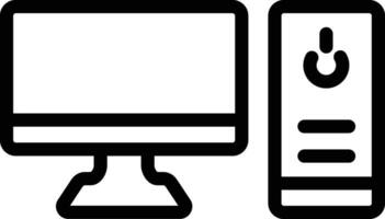 Computer Vector Icon Design Illustration