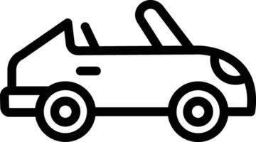 ilustración de diseño de icono de vector de coche