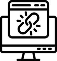 Link Vector Icon Design Illustration