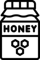 Honey Jar Vector Icon Design Illustration