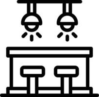 Bar Counter Vector Icon Design Illustration