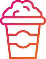 Pop corn Vector Icon Design Illustration