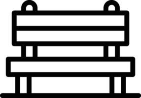 Bench Vector Icon Design Illustration