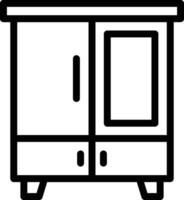 Wardrobe Vector Icon Design Illustration