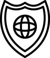 Shield Vector Icon Design Illustration