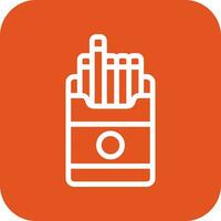 Cigarette Vector Icon Design Illustration