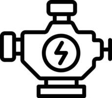 Engine Vector Icon Design Illustration
