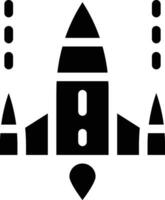 Spaceship Vector Icon Design Illustration