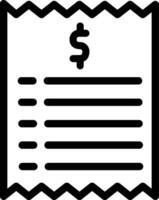 Invoice Vector Icon Design Illustration