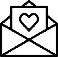 Love Letter Vector Icon Design Illustration