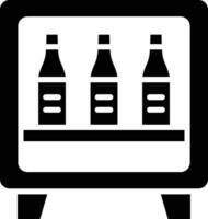 Minibar Vector Icon Design Illustration