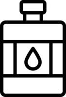 Hip Flask Vector Icon Design Illustration