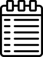 Notebook Vector Icon Design Illustration