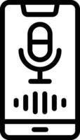 Voice Assistant Vector Icon Design Illustration