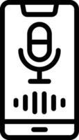 Voice Assistant Vector Icon Design Illustration