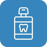 Mouthwash Vector Icon Design Illustration