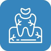 Dental Filling Vector Icon Design Illustration