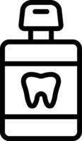 Mouthwash Vector Icon Design Illustration