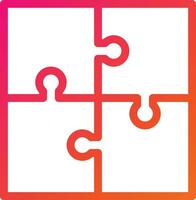 Puzzle Vector Icon Design Illustration