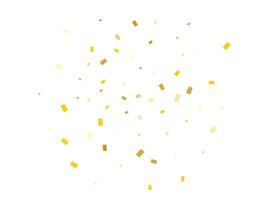 Light Golden glitter Rectangles confetti background. Pastel holiday texture. vector