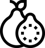 Guava Vector Icon Design Illustration
