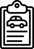 Car document Vector Icon Design Illustration