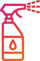 ilustración de diseño de icono de vector de botella de spray