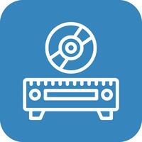 Cd Player Vector Icon Design Illustration