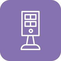 Kiosk Vector Icon Design Illustration