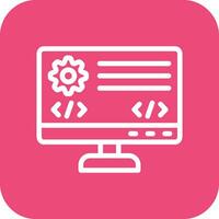 Backend Vector Icon Design Illustration