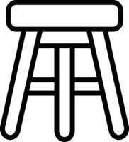 Bar Stool Vector Icon Design Illustration