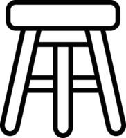 Bar Stool Vector Icon Design Illustration