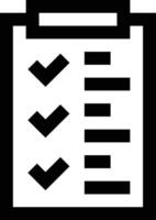 Checklist Vector Icon Design Illustration